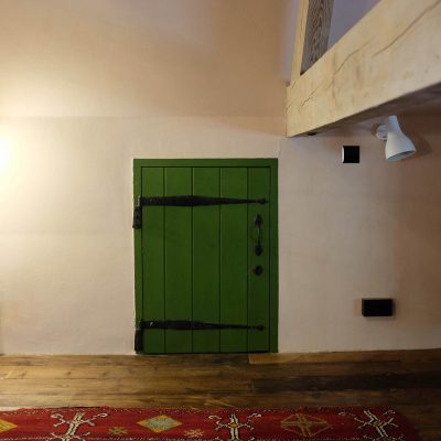 Hayloft green door